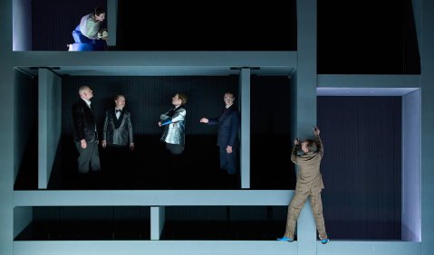 Uraufführung „Der Doppelgänger“ von Lucia Ronchetti zur Eröffnung der Schwetzinger SWR Festspiele, Foto: SWR/Elmar Witt