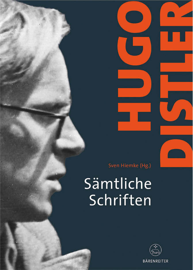 Hugo Distler: Sämtliche Schriften. Band 1: Texte und Kommentare, Band 2: Funktionelle Harmonielehre Reprint, hrsg. von Sven Hiemke, Bärenreiter, Kassel 2024, XXII, 354/71/44 S., € 99,00, ISBN 978-3-7618-2489-4