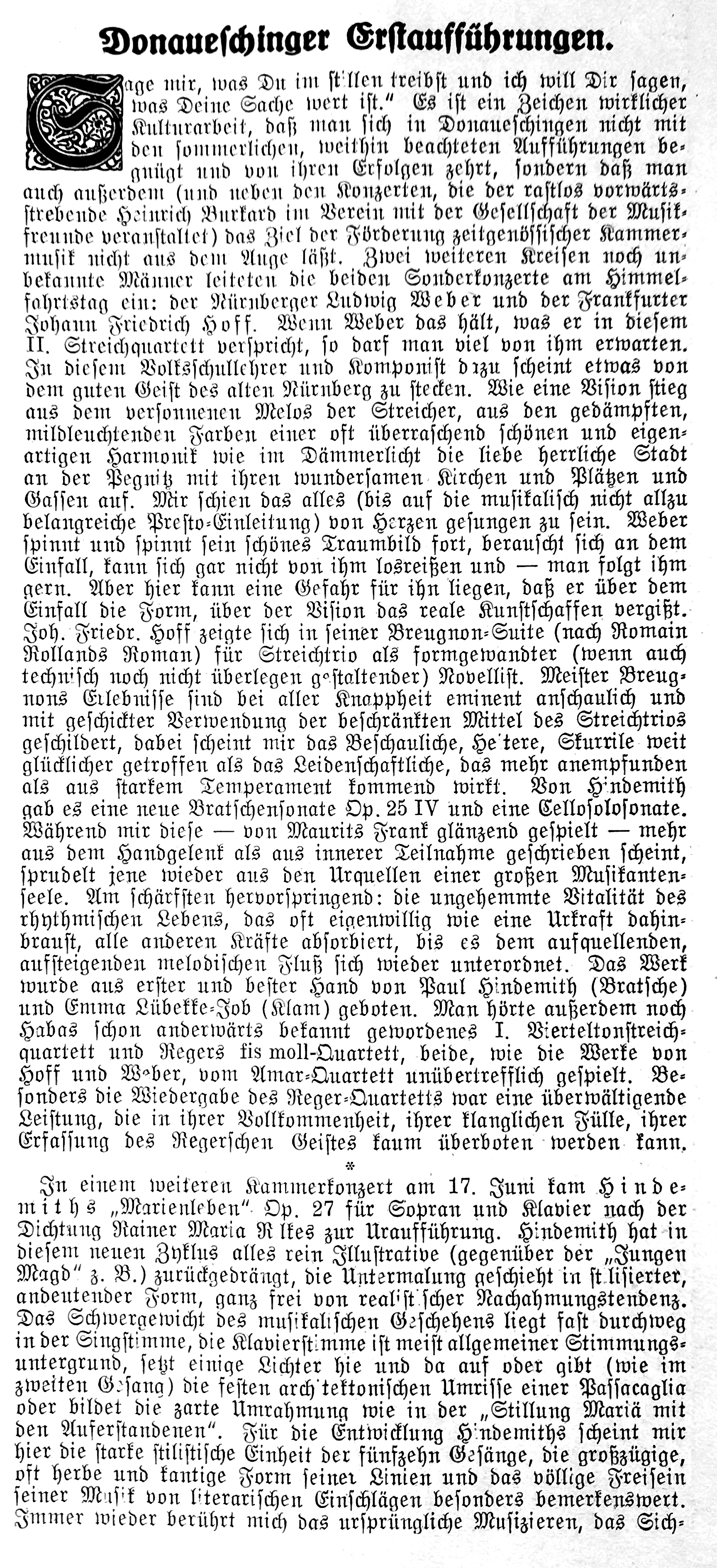 H.H., Neue Musik-Zeitung, 44. Jg., 5. Juli 1923