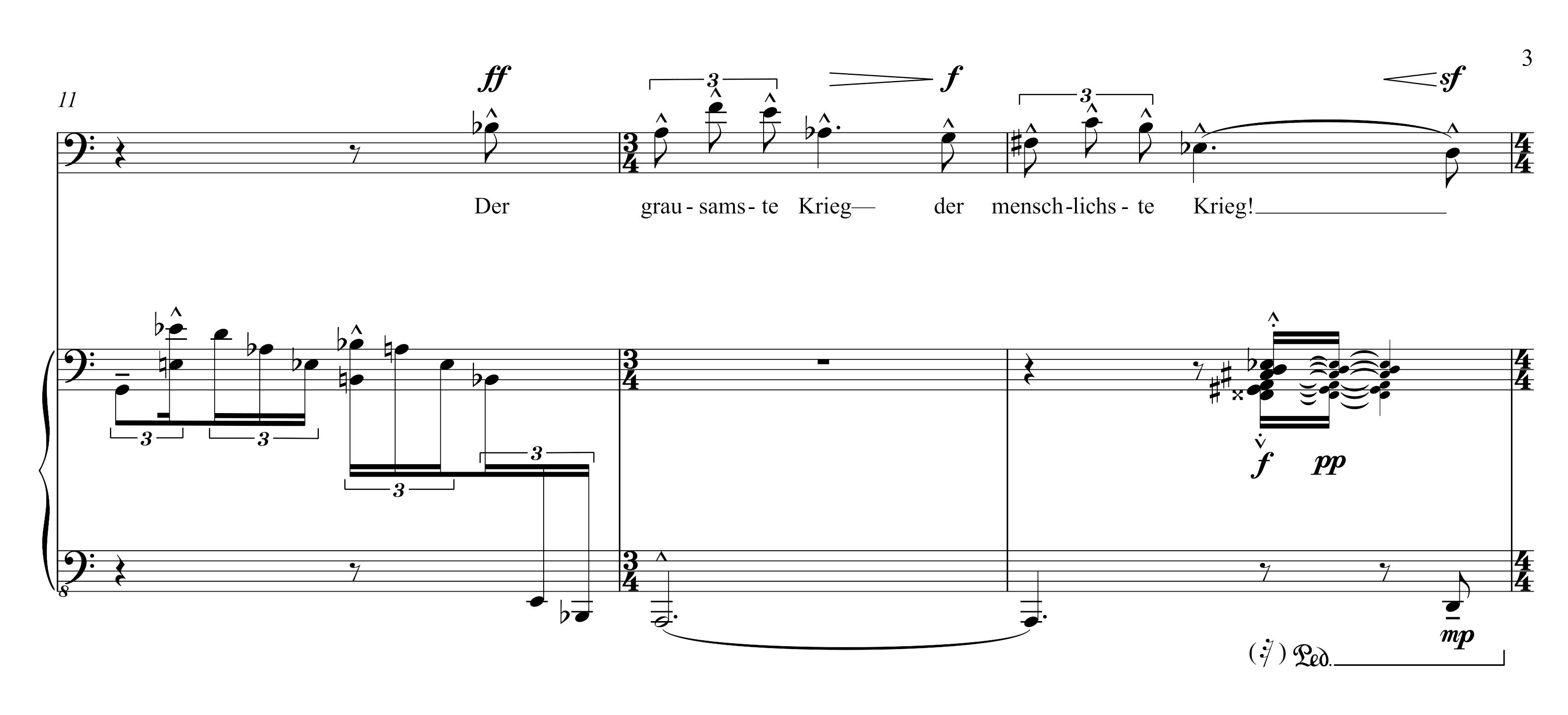 Stefan Litwin: „Menschlichkeit“ für Stimme und Klavier (2024)