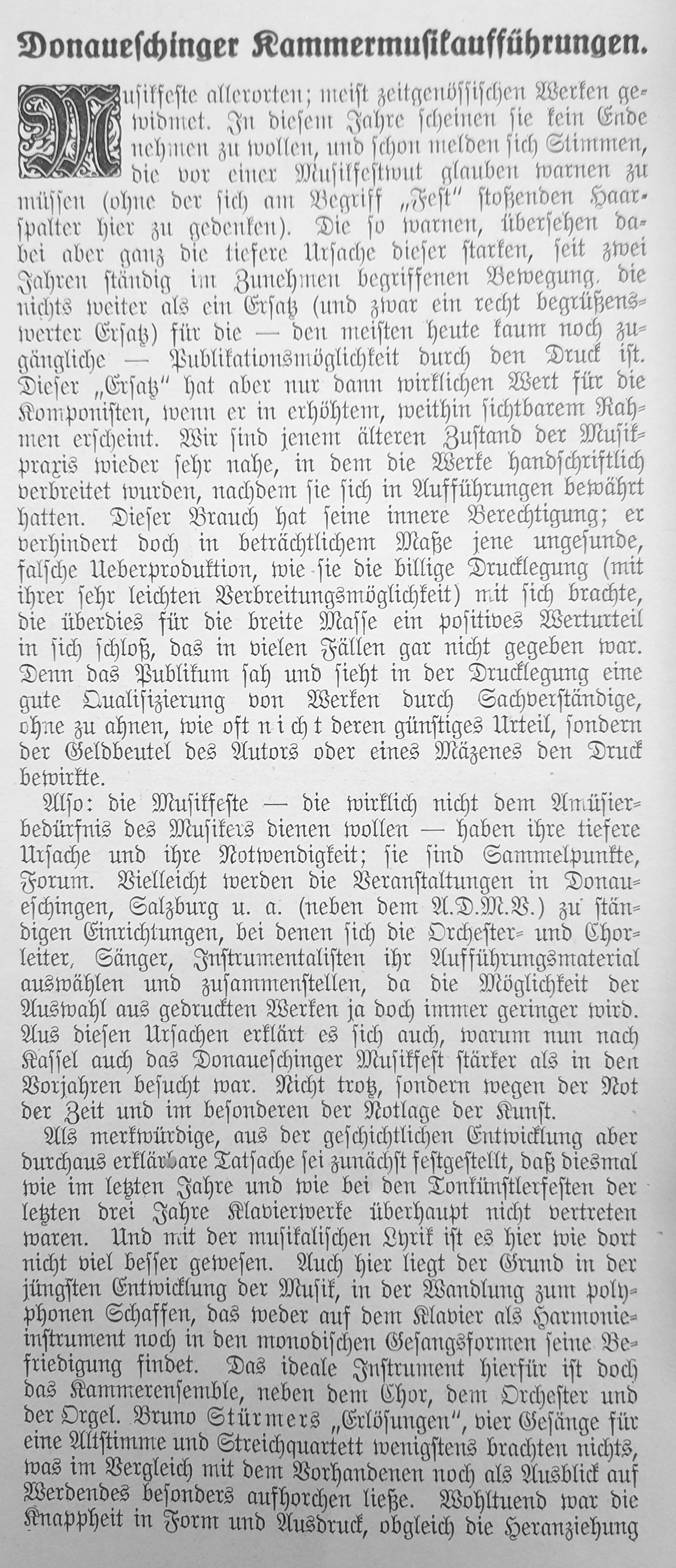 Vor 100 Jahren – Neue Musik-Zeitung 1923/10 