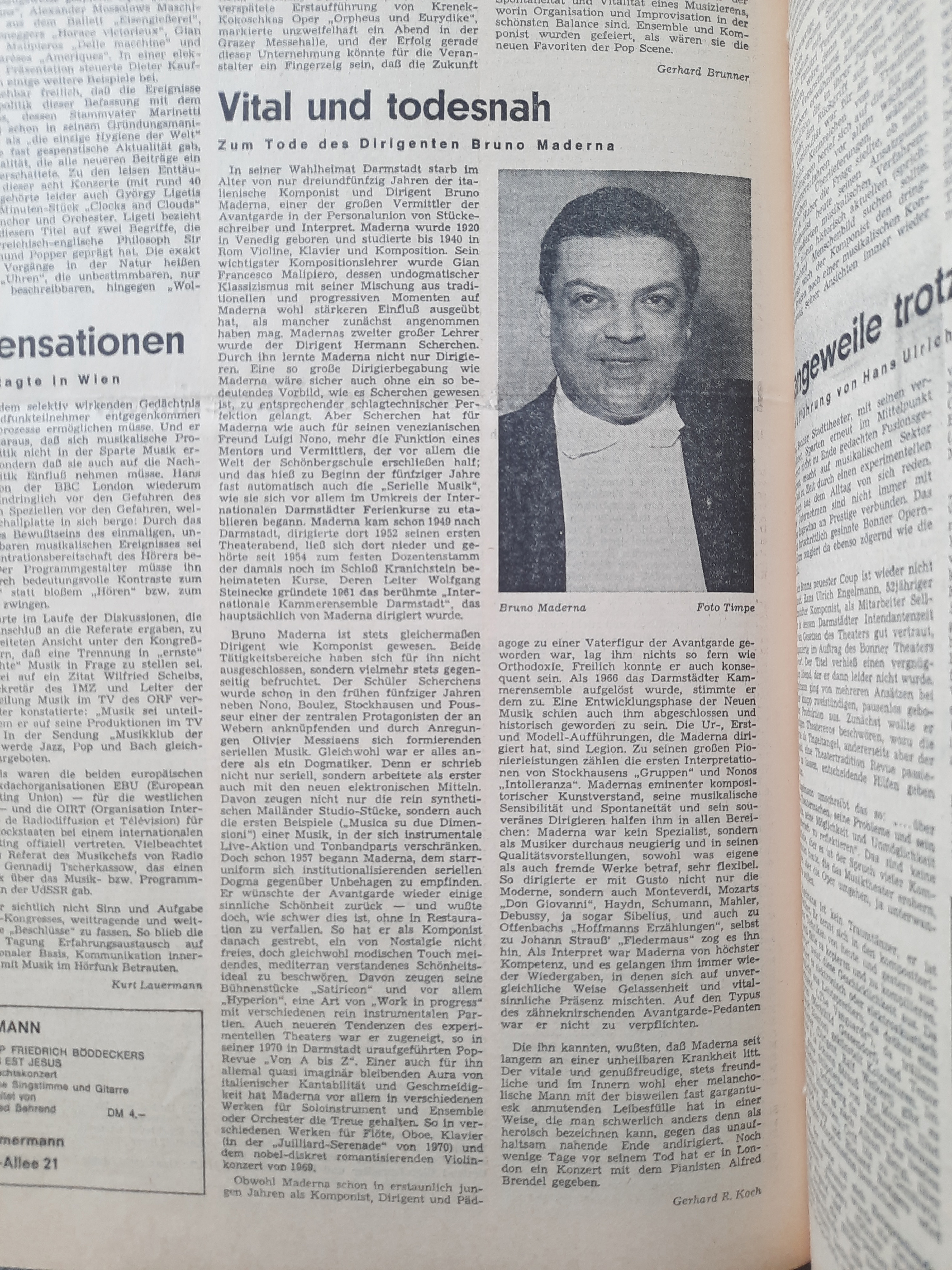 Vor 50 Jahren – neue musikzeitung 1973/12