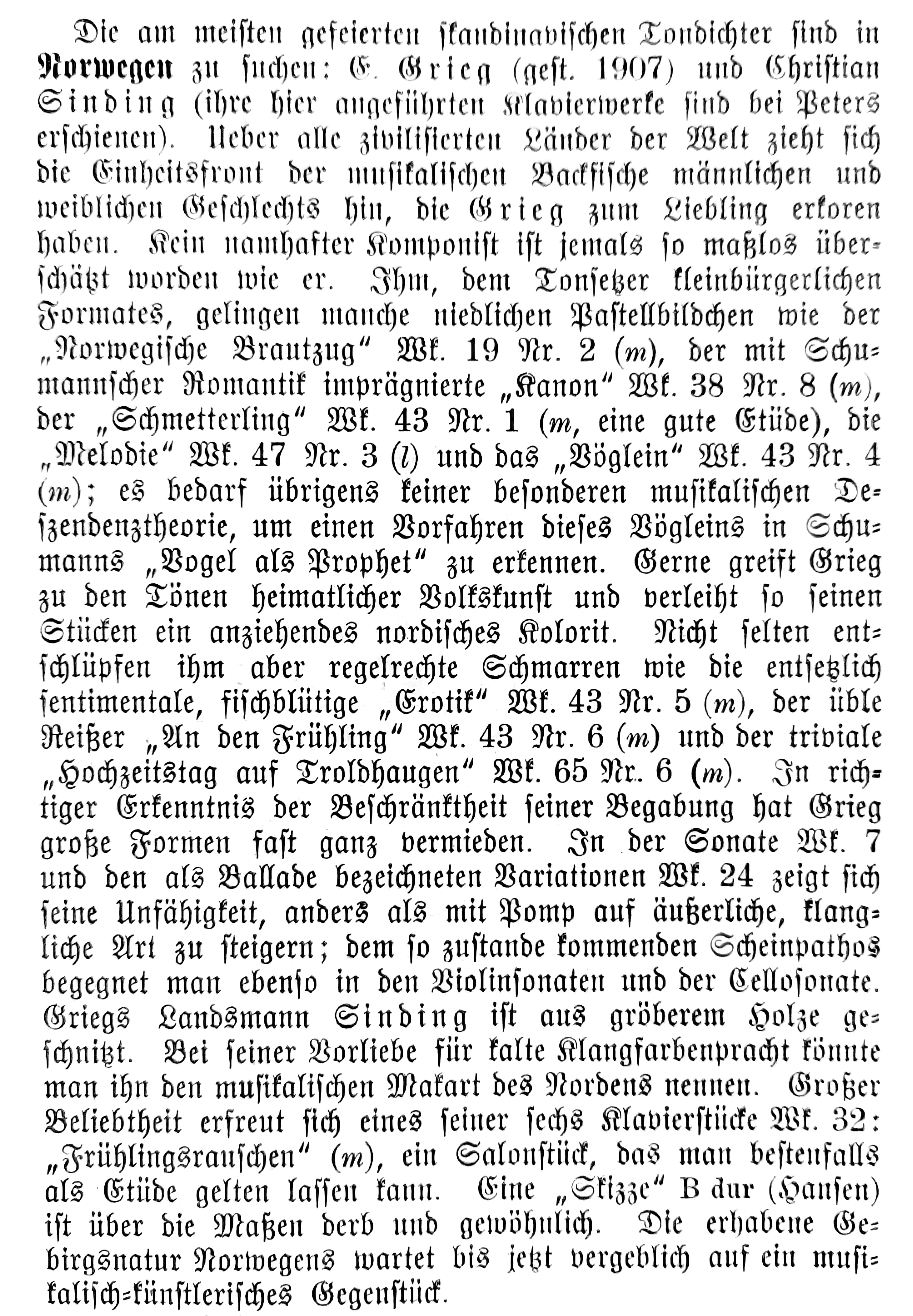 Walter Georgii, Neue Musik-Zeitung, 44. Jg., 6. September 1923 [keine Ausgaben erschienen bis April 1924]