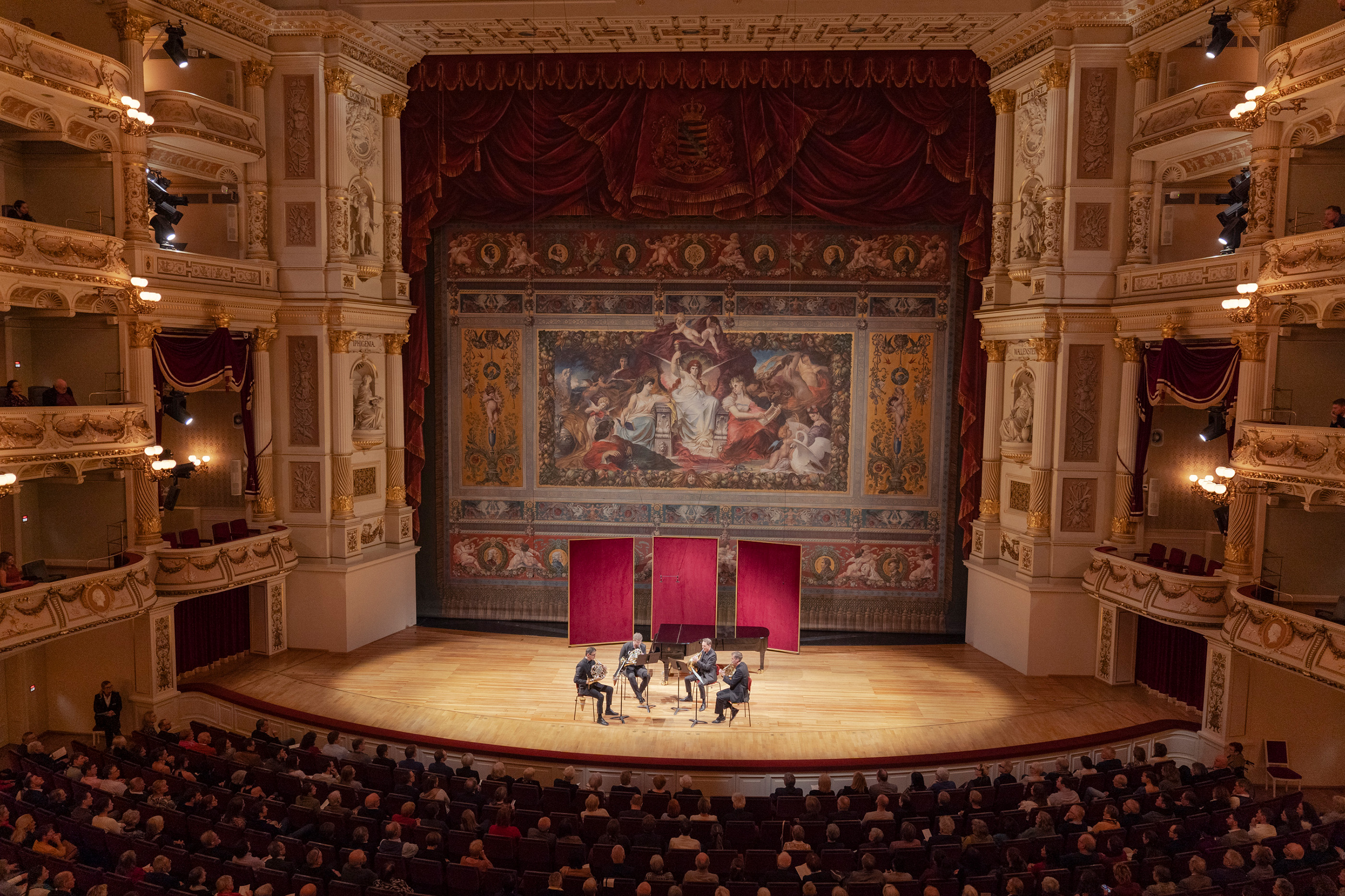 Kammermusik auf der großen Bühne. Foto: Jörg Simanowski