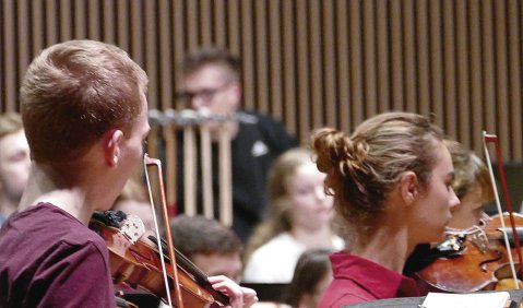 GEMEINSCHAFTSERLEBNIS Orchester – darum geht es beim Deutschen Jugendorchesterpreis. Foto: JMD