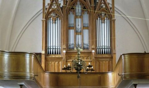 Orgel von St. Pauls Schwaan wird Orgel des Jahres 2022. Foto: Stiftung Orgelklang
