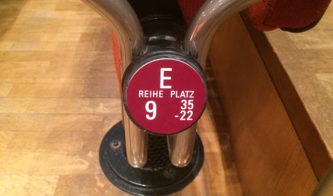 Reihe 9 in der Kölner Philharmonie. Foto: mku