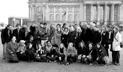 Fürs Fotoalbum festgehalten: Israelische und deutsche Jugendliche verstehen sich bestens. Foto: Angela Stricker