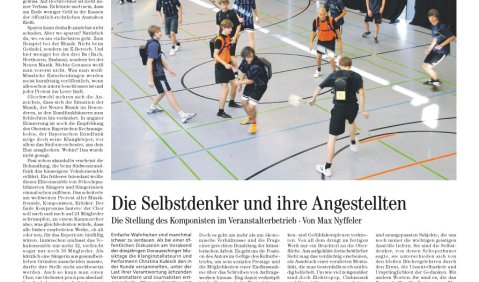 Titelblatt der nmz 11/2011. 