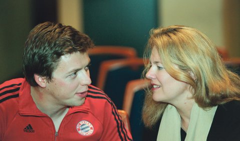 Ilona Schmiel mit Martin Grubinger. Foto: Danetzki & Weidner