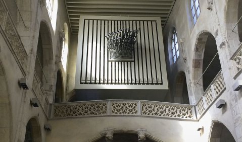 Die Orgel als Inspirationsquelle. Foto: Kunst-Station Sankt Peter