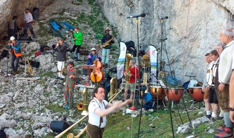 Konzert in der Wand. Foto: Spiegel