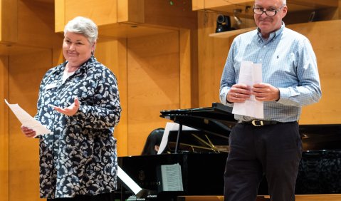 Teamteacher: Christiane Iven und Andreas Schmidt. Foto: Juan Martin Koch