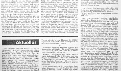 Vor 50 Jahren – nmz 1972/12