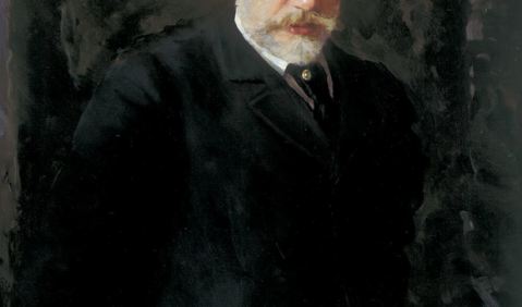 Peter Tschaikowsky, 1893. Das Ölgemälde von Nikolai Kusnezow hängt in der Tretjakow-Galerie. Quelle: wikimedia commons, https://upload.wikimedia.org/wikipedia/commons/d/d7/Portr%C3%A4t_des_Komponisten_Pjotr_I._Tschaikowski_%281840-1893%29.jpg