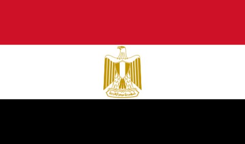 Flagge Ägyptens