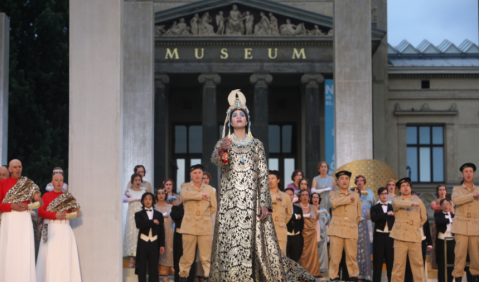 Start der Schlossfestspiele - Premiere der Verdi-Oper «Aida». Foto: Schlossfestspiele Schwerin