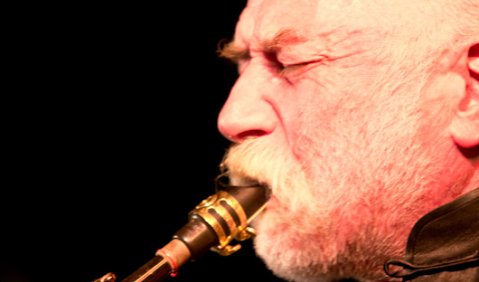 Peter Brötzmann in Berlin. Foto: Hufner