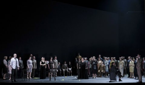 An der Opéra National du Rhin in Straßburg bringen Ingo Metzmacher und Christoph Loy Albéric Magnards Dreiakter „Guercœur“ das erste Mal nach der Uraufführung 1931 wieder auf eine Bühne. Foto: Klara Beck