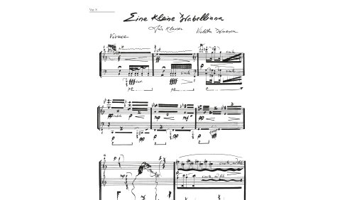 Violeta Dinescu: Eine kleine Diabelliana (Erste Seite). © Mit freundlicher Genehmigung Furore Verlag Kassel aus Diabelli Recomposed: 50 Variationen für Klavier, Furore Edition 10413