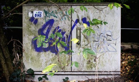 Graffiti - Farbsampling. Foto: Hufner