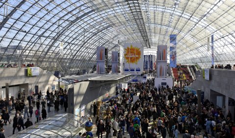 Leipziger Buchemesse. Foto: Presse, Leipziger Buchmesse