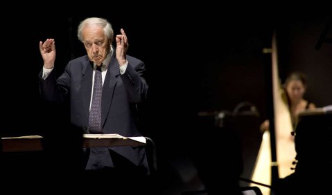 Foto: Priska Ketterer, LUCERNE FESTIVAL Pierre Boulez dirigiert „Répons“