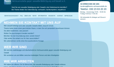 Screenshot Themis Website